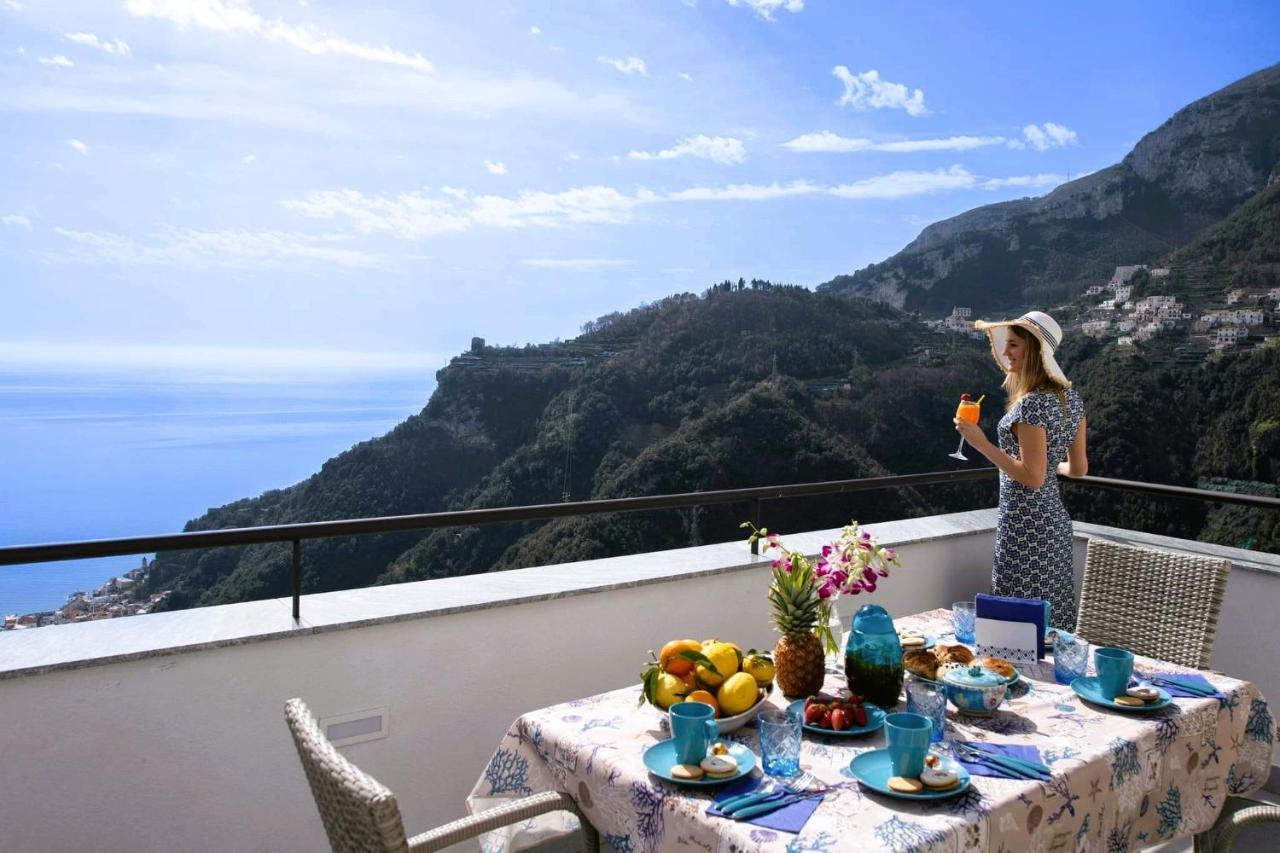 Amalfi Sea View Villa Scala Exterior photo