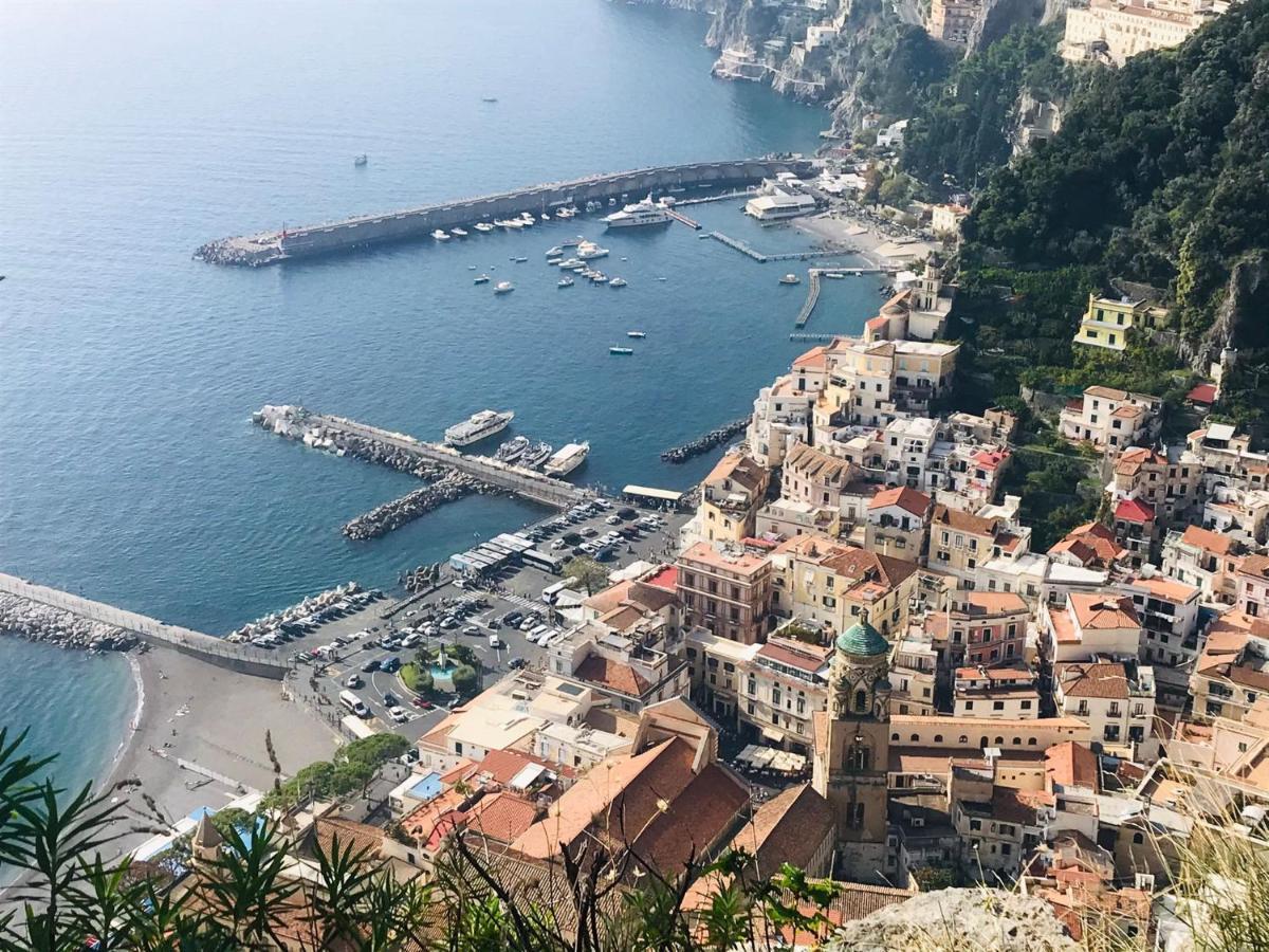 Amalfi Sea View Villa Scala Exterior photo